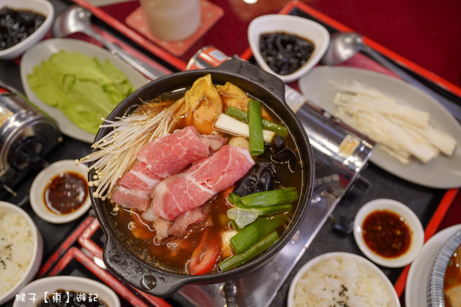 台中美食 有春茶館 扁魚沙茶鍋