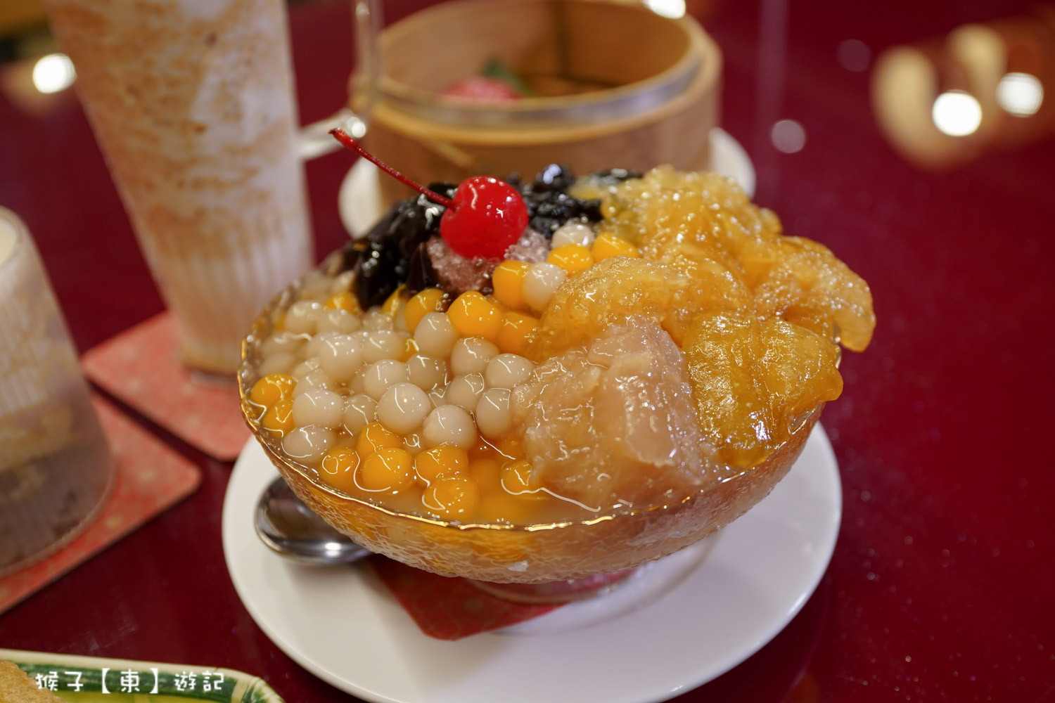 台中美食 有春茶館 特色冰品